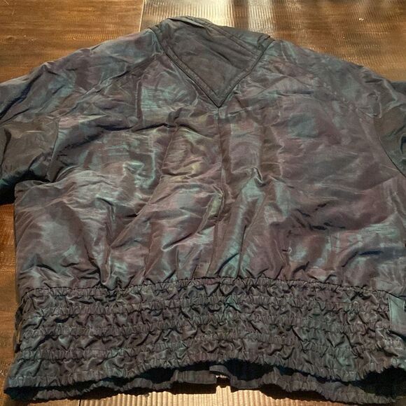Vintage Dark green metallic ski jacket size 12 - Picture 9 of 12